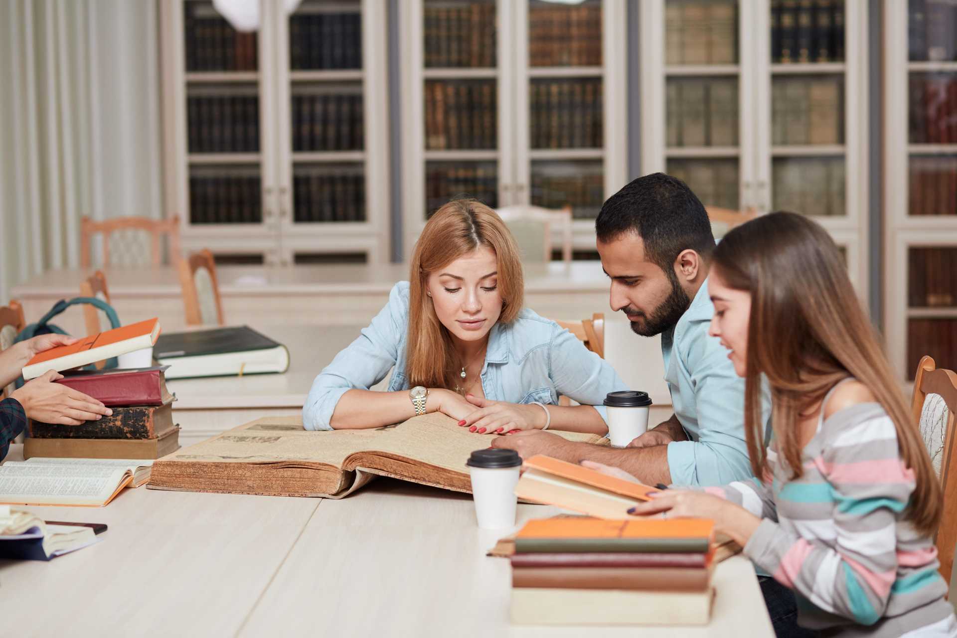 University Students Studying